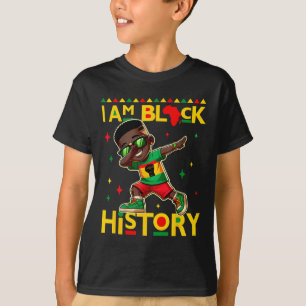 Camiseta Soy niños historia negra chicos hombres mes de la