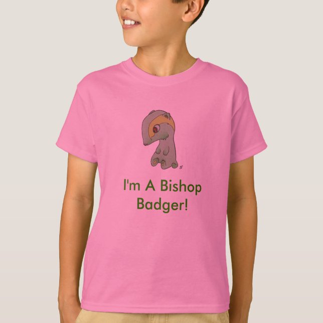 Camiseta ¡Soy obispo Badger! (Anverso)