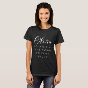 Camiseta Soy Olivia