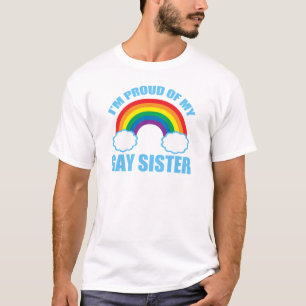 Camiseta Soy orgulloso de mi hermana gay