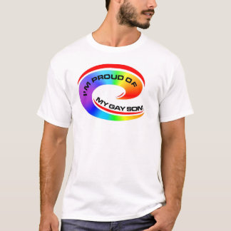 Camiseta Soy orgulloso de mi hijo gay