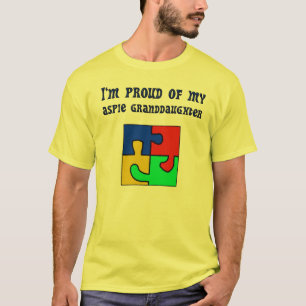 Camiseta Soy orgulloso de mi nieta de Aspie
