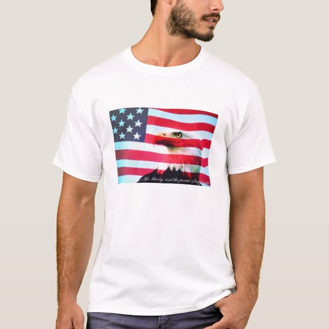 Camiseta Soy orgulloso ser un americano (Anverso)