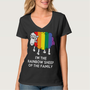 Camiseta Soy Oveja Arcoiris De Mi Familia Lgbt Lesbiana Gay