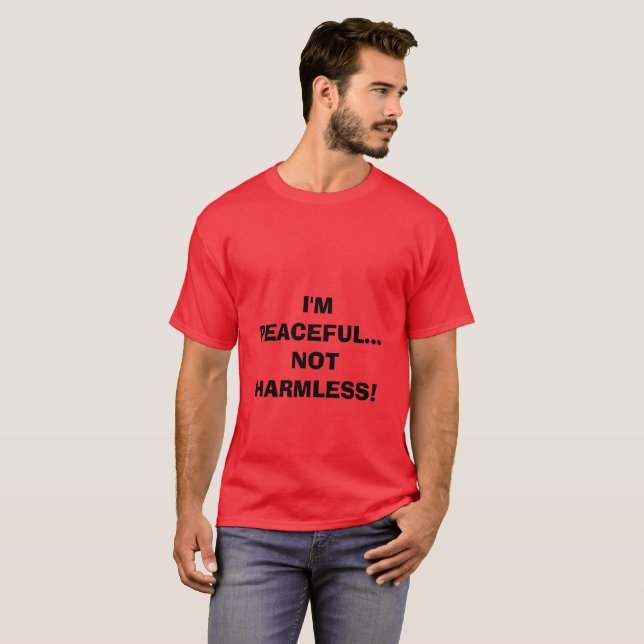 CAMISETA SOY PACÍFICO... ¡NO INDIGNABLE! (Anverso completo)