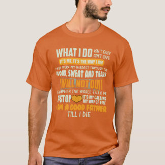 Camiseta Soy padre de dios hasta que muera de cosecha