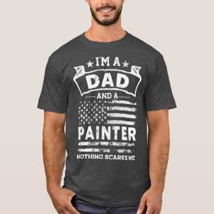 Camiseta Soy padre y pintor, nada me asusta