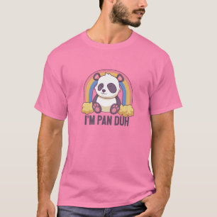 Camiseta Soy Pan Duh Panda Pansexual Orgullo arcoiris LGBT