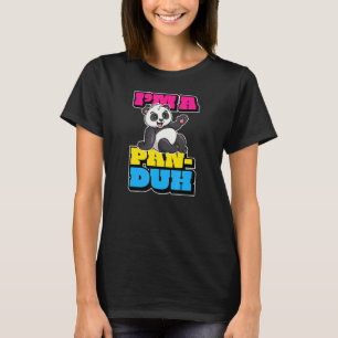 Camiseta Soy Pansexual Panda Pun Prid, la moda de Pan Duh