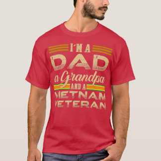 Camiseta Soy Papá Abuelo Y Veterano Vietnamita