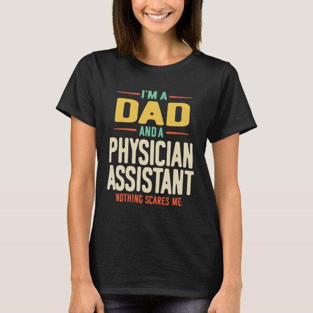 Camiseta Soy papá y asistente de médicos (Anverso)