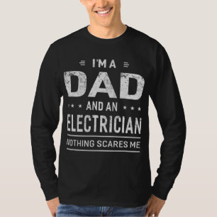 Camiseta Soy Papá Y Electrista Para Hombres Padre Funny Gif