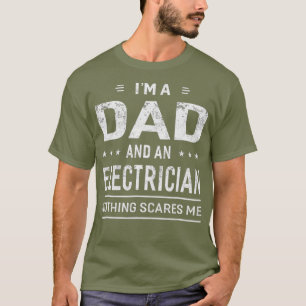 Camiseta Soy Papá Y Electrista Para Los Hombres Padre Funny