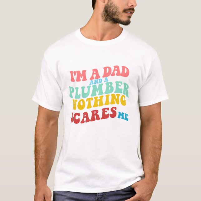 CAMISETA SOY PAPÁ Y NADA MÁS ME ASUSTA (Anverso)