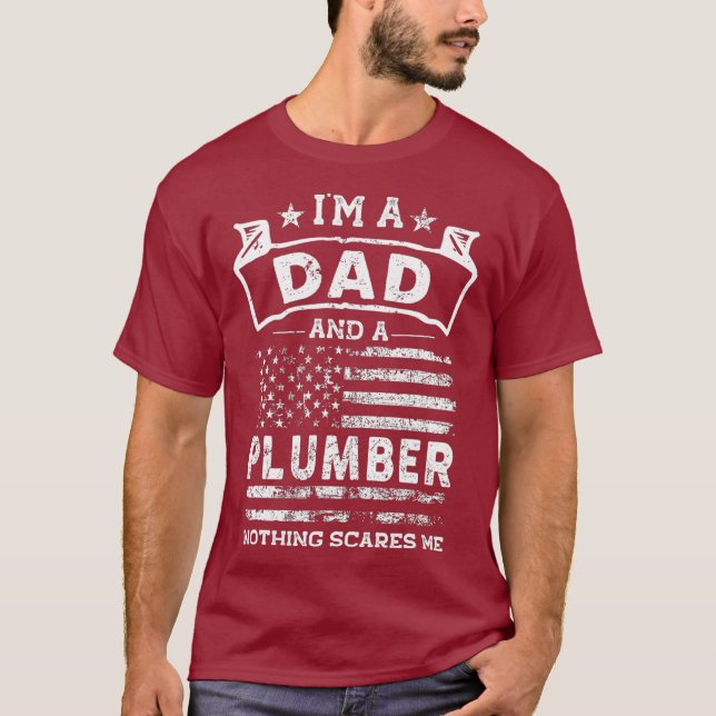 Camiseta Soy papá y padres divertidos de plomo Día 4 de (Anverso)