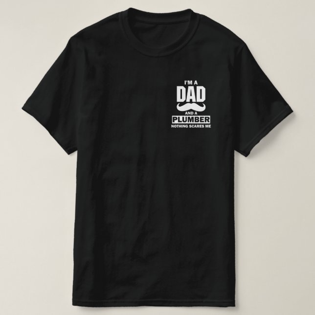 Camiseta Soy papá y plomero para los hombres padre regalo g (Diseño del anverso)