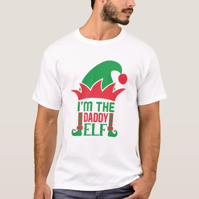 Camiseta Soy Papi Papi Navidades Elf (Anverso)