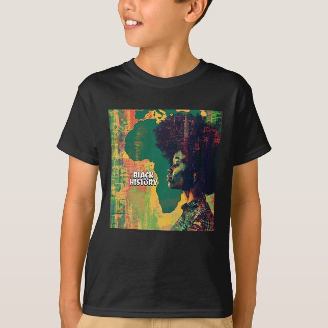 Camiseta Soy Pegatina de Historia Negra (Anverso)