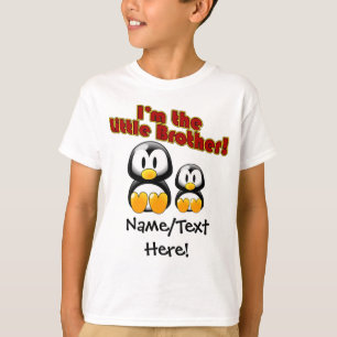 Camiseta Soy pequeño Brother 2 pingüinos