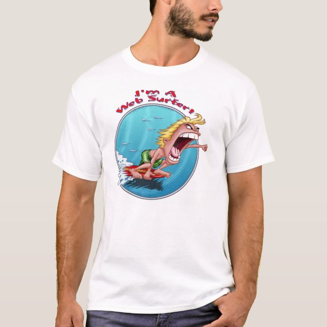 Camiseta Soy persona que practica surf de Web (Anverso)