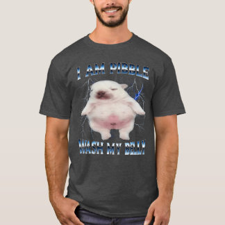 Camiseta Soy Pibble Lava Mi Barriga Perro Divertido Limpia