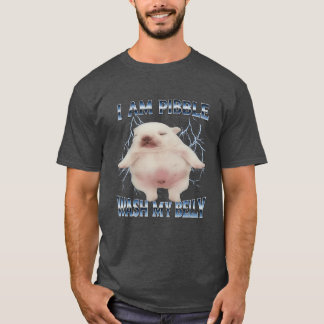 Camiseta Soy Pibble Lava Mi Barriga Perro Divertido Limpia 