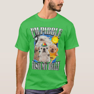 Camiseta Soy Pibble Lava Mi Barriga Pibble Meme Perro Diver
