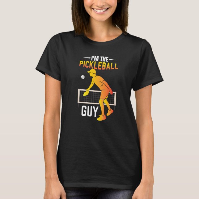 Camiseta Soy Pickleba, jugador de bolas de bolas de bolas d (Anverso)