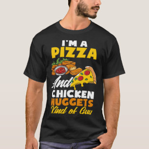 Camiseta Soy Pizza y Chicken Nuggets Guy Chicken Nugge