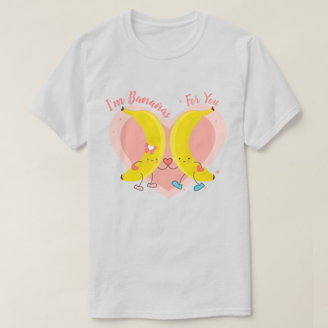 Camiseta Soy plátanos para ti (Diseño del anverso)