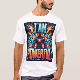 Camiseta Soy poderoso - Vibrante Ilustracion heroico T-Shir