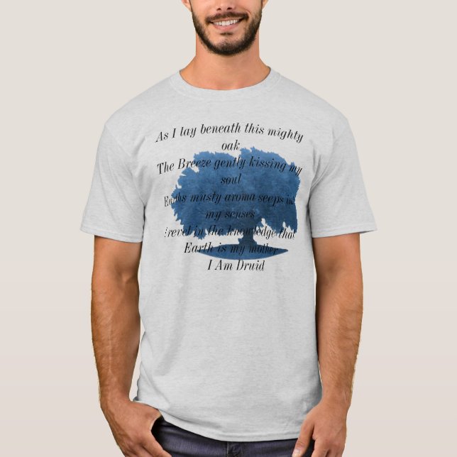 Camiseta Soy poema del druida (Anverso)