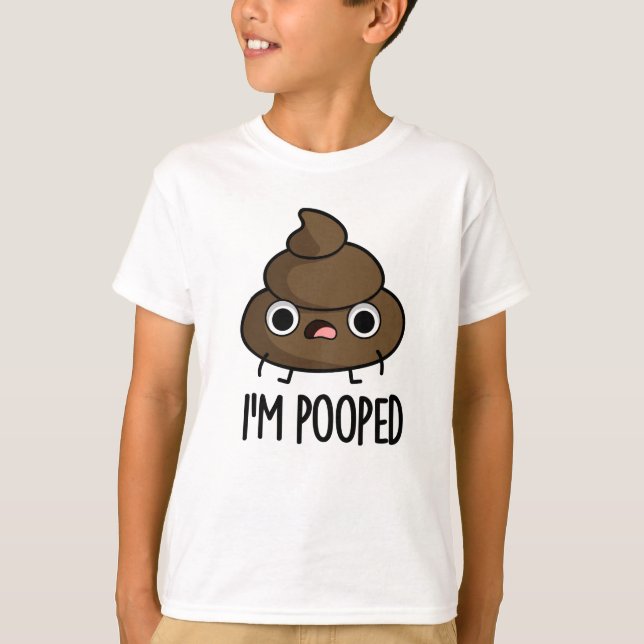 Camiseta Soy Pooped Funny Poo Pun (Anverso)