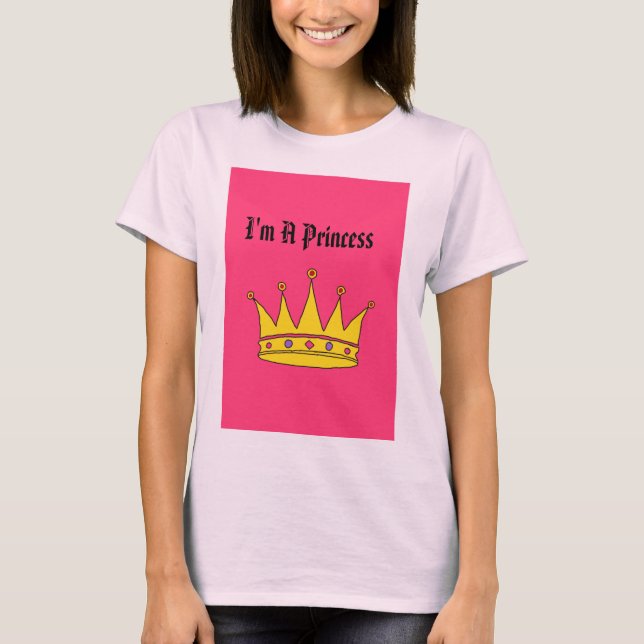 Camiseta Soy princesa (Anverso)