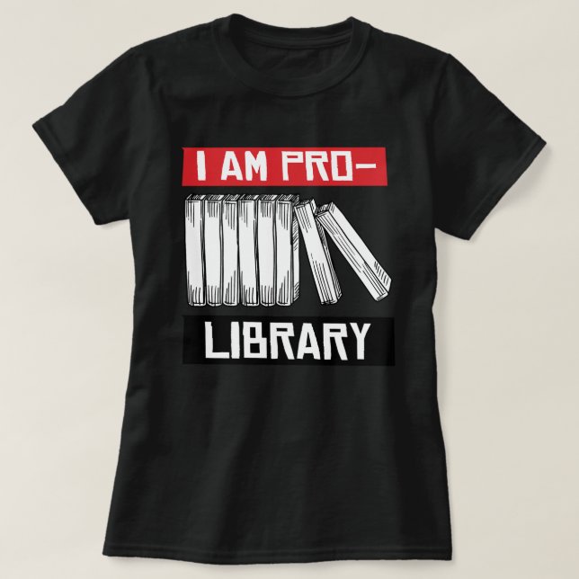Camiseta Soy pro biblioteca (Diseño del anverso)