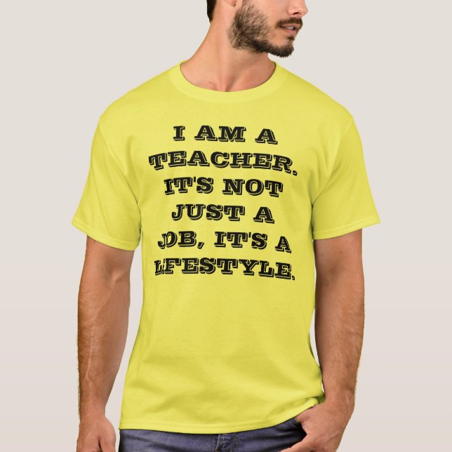 Camiseta Soy profesor (Anverso)