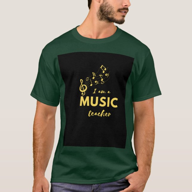 Camiseta Soy profesor de música (Anverso)