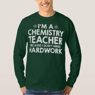Camiseta Soy profesor de química porque no me importa