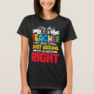 Camiseta Soy profesor, siempre tengo la educación correcta