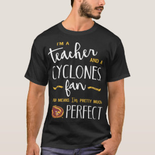 Camiseta soy profesor y los ciclones avivan al profesor