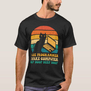 Camiseta Soy programador, hago que la computadora emita pit