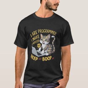 Camiseta Soy programador hago que la computadora emita piti