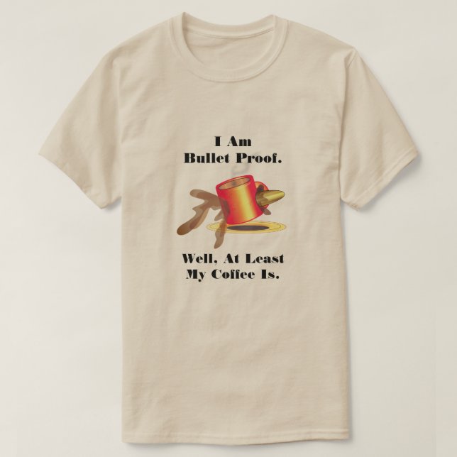 Camiseta Soy prueba de la bala (Diseño del anverso)