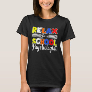 Camiseta Soy psicóloga escolar, Psicología y Enseñanza de E