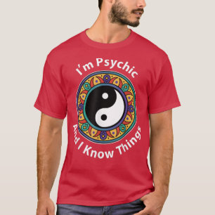 Camiseta Soy psicólogo y sé cosas divertidas YinYang por Cl