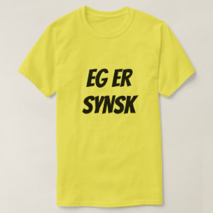 Camiseta Soy psíquico, en amarillo noruego