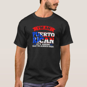 Camiseta Soy puertorriqueño asumamos el Puer Puertorriqueño