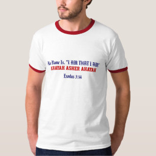 Camiseta SOY QUE SOY/Ahayah Asher Ahayah