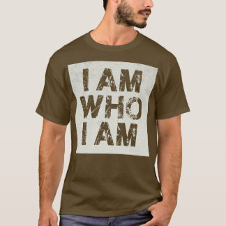 Camiseta Soy Quien Soy Blanco Vintage