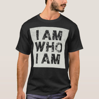 Camiseta Soy Quien Soy Blanco Vintage